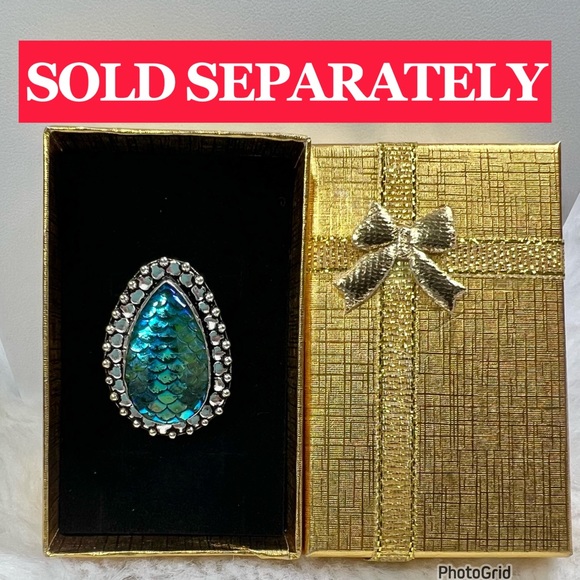 🌈🐠 Rainbow Titanium Fish 925 Necklace Bracelet & Earrings ONLY - Picture 5 of 10